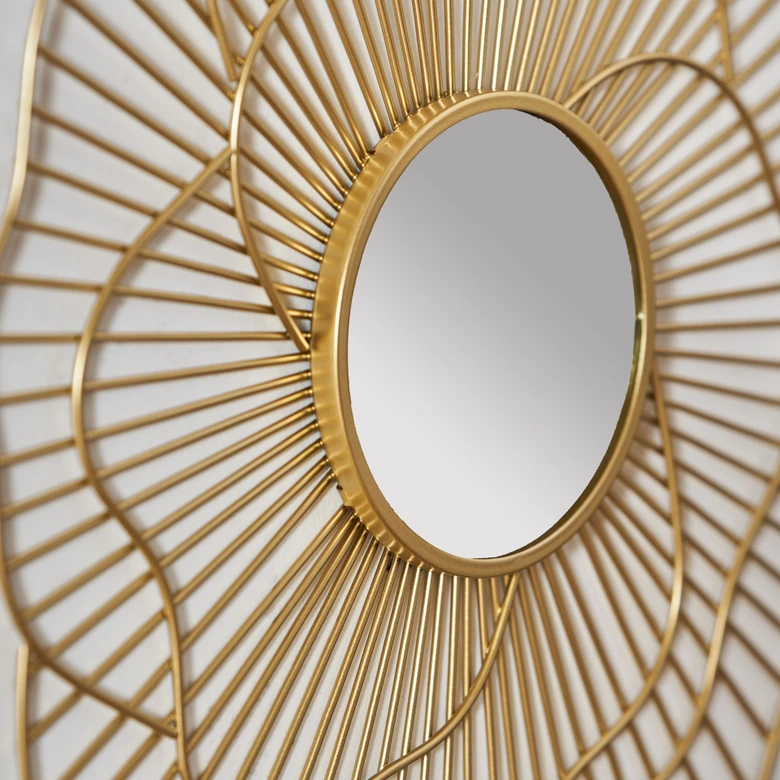 Wandspiegel rund gold Vintage - Dublin - Ø 38 cm 