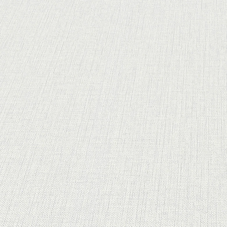 Moderno papel pintado liso no tejido sin PVC en color crema 