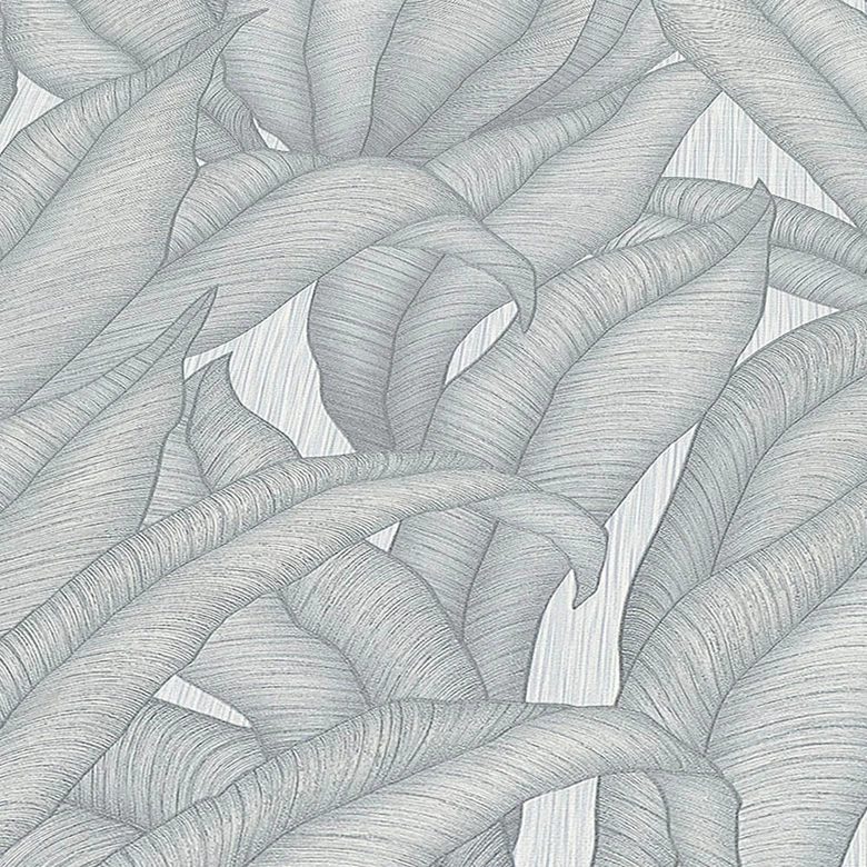 Rankentapete, Blättertapete Fashion for Walls 4 von Guido Maria Kretschmer silber 
