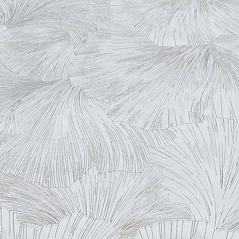 Tapeta w liście, wzorzysta tapeta Fashion for Walls 4 by Guido Maria Kretschmer silver 