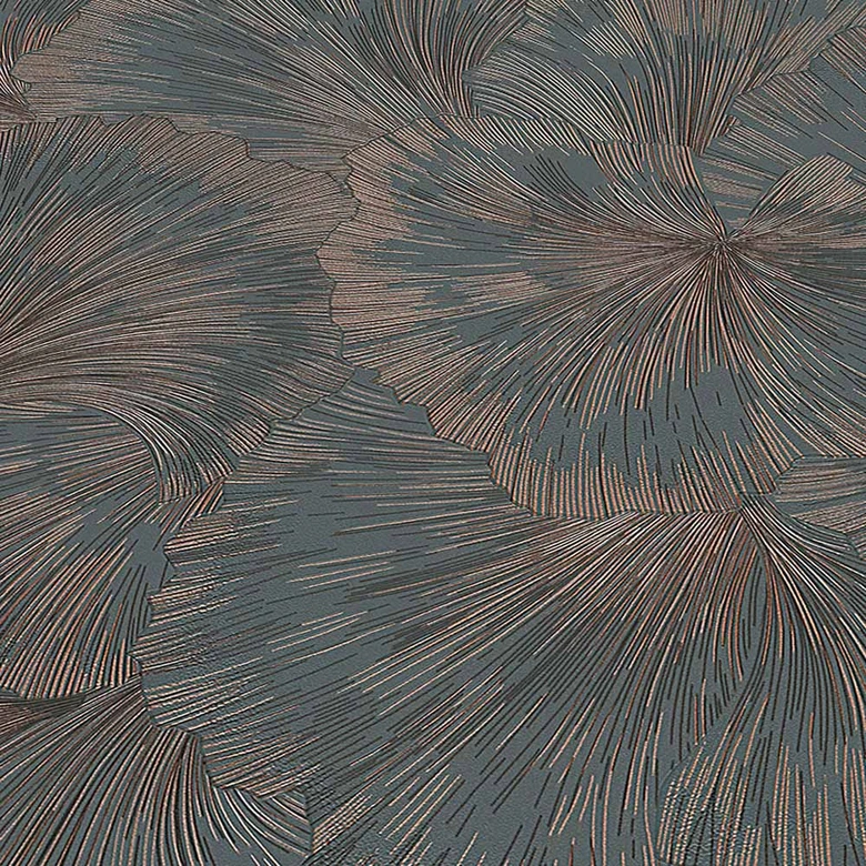 Blättertapete, Mustertapete Fashion for Walls 4 von Guido Maria Kretschmer grau 