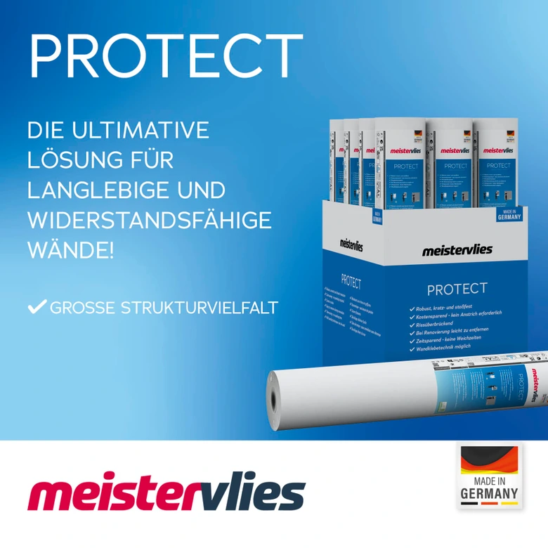 A.S. Création ikke-vævet tapet, som kan males på - Master Flocked Pro Protect 2 Hvid 