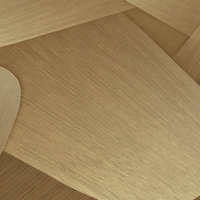 Papier peint graphique Elysium or 