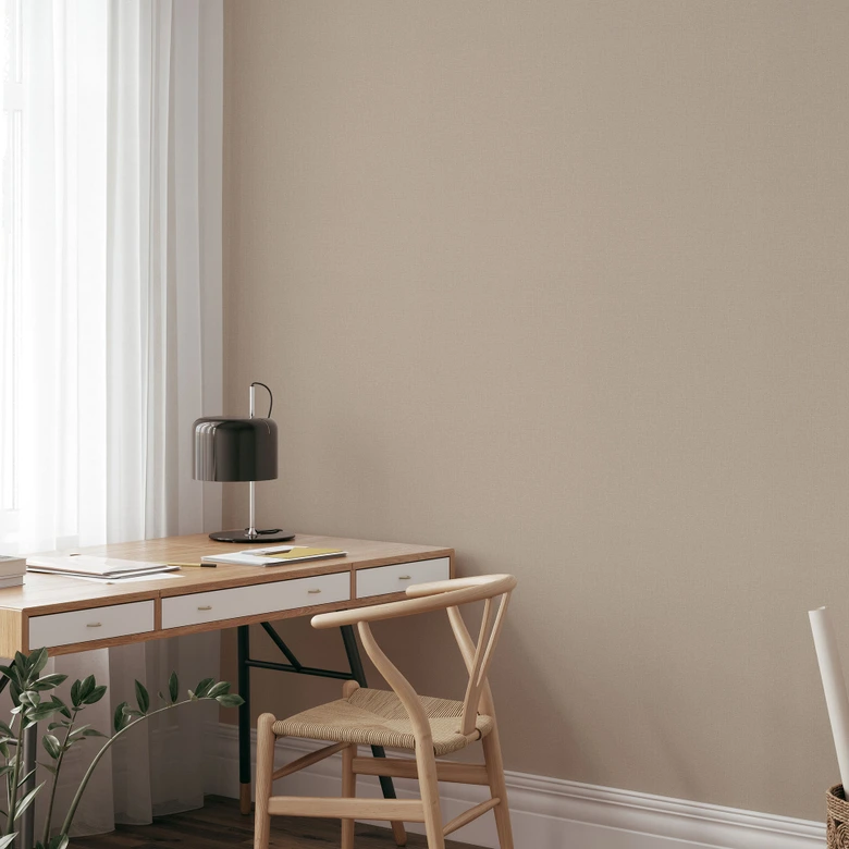 Vliesbehang WOVEN Elle Decoration 4, beige 