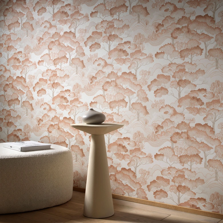Tapeta flizelinowa GOLDEN GROVE Elle Decoration 4, terakota 