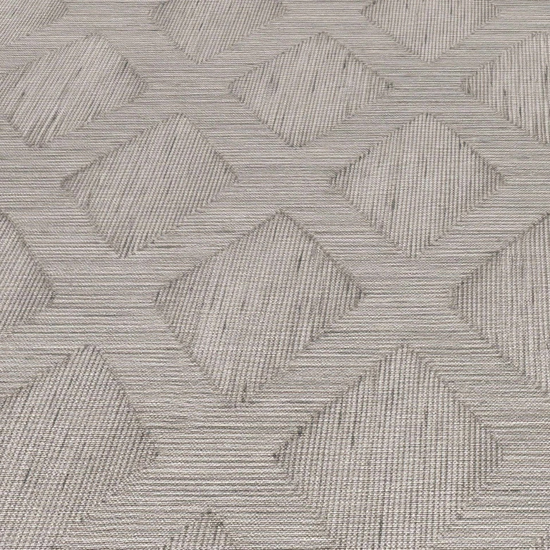 Papier peint intissé, papier peint graphique Secret Garden taupe 