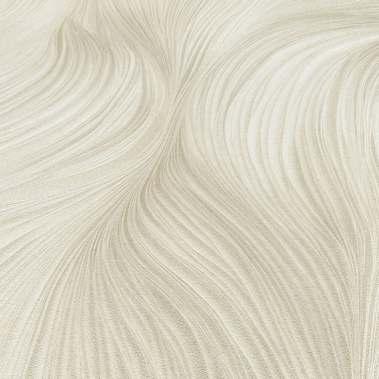 Guido Maria Kretschmer Papier peint graphique Waves of Light Fashion for Walls 5 beige 