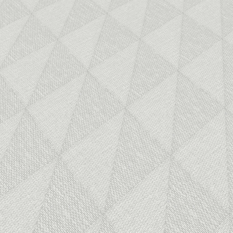 Guido Maria Kretschmer grafisk tapet Woven Whisper Fashion for Walls 5 lysegrå 