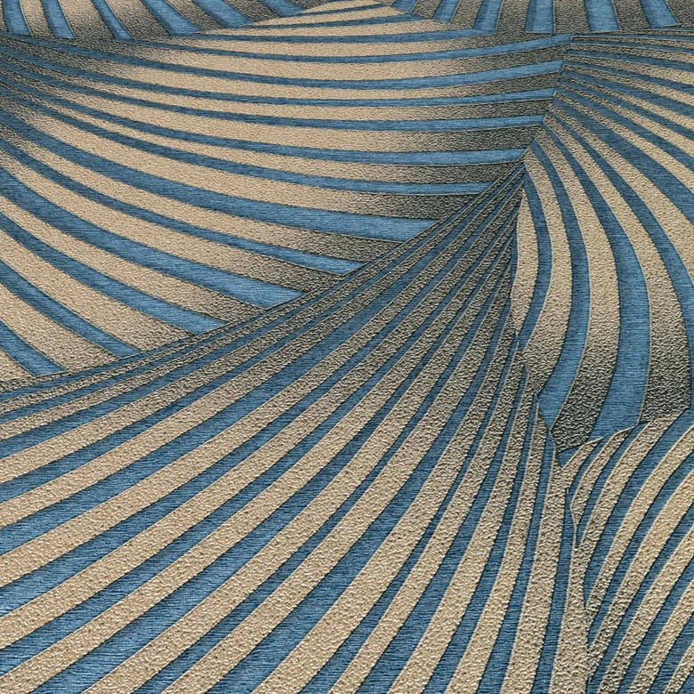 Guido Maria Kretschmer Grafiktapete Twill Fashion for Walls 5 blau 