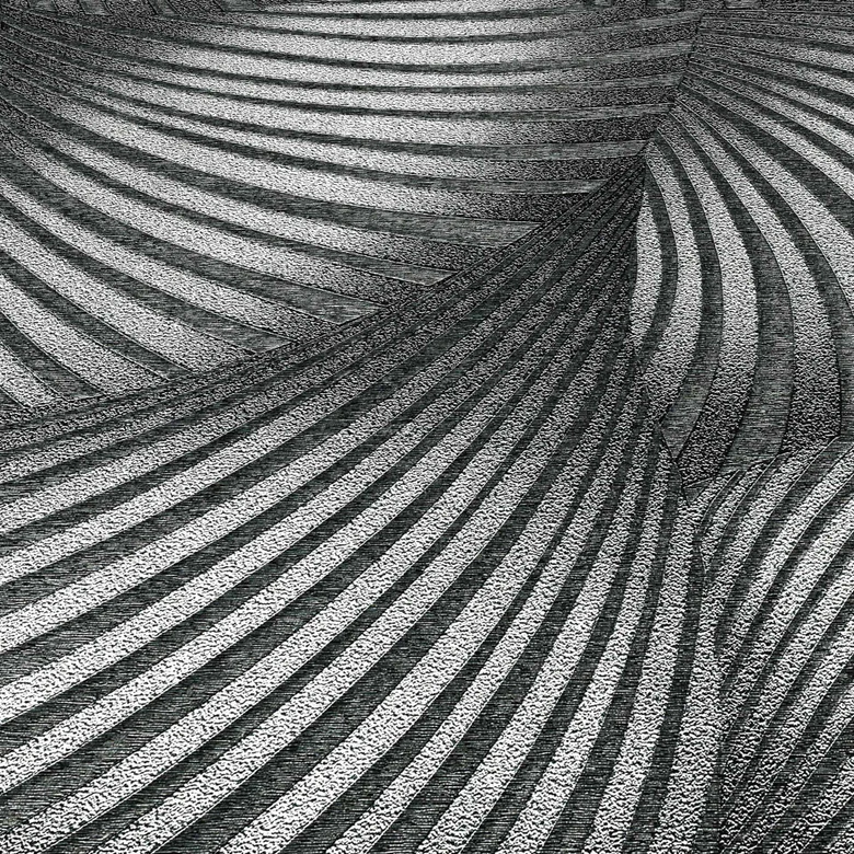 Guido Maria Kretschmer Grafiktapete Twill Fashion for Walls 5 silber 