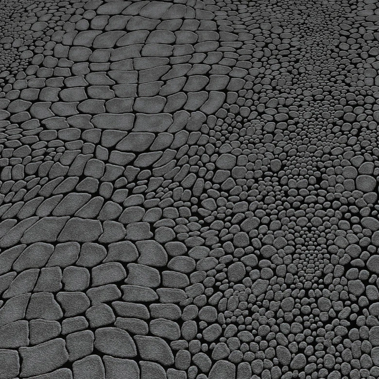 Vliestapete, Grafiktapete Cameo schwarz 