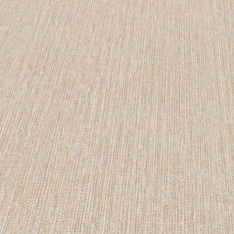 Tapete aus Vlies Uni Beige Greige in Leinenoptik dezent modern für stilvolle Räume 