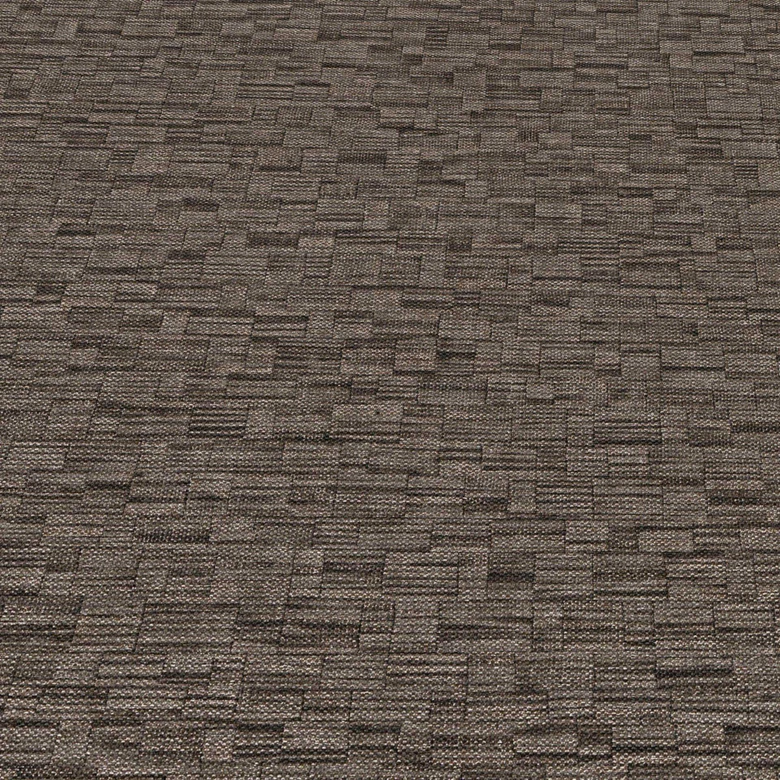 Non-woven tapet i mörkgrått med vävd struktur modern och tidlöst elegant 