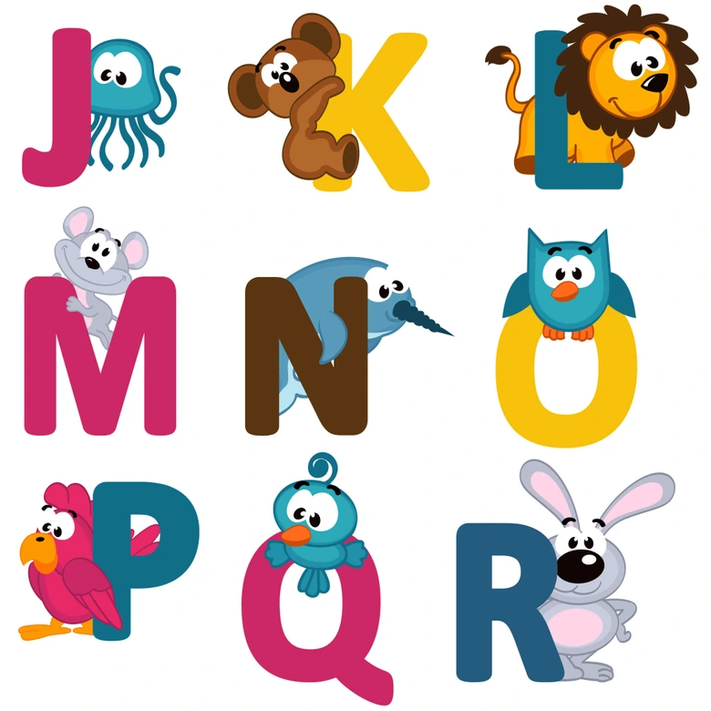 Sticker mural - Prénom alphabet (anglais) 