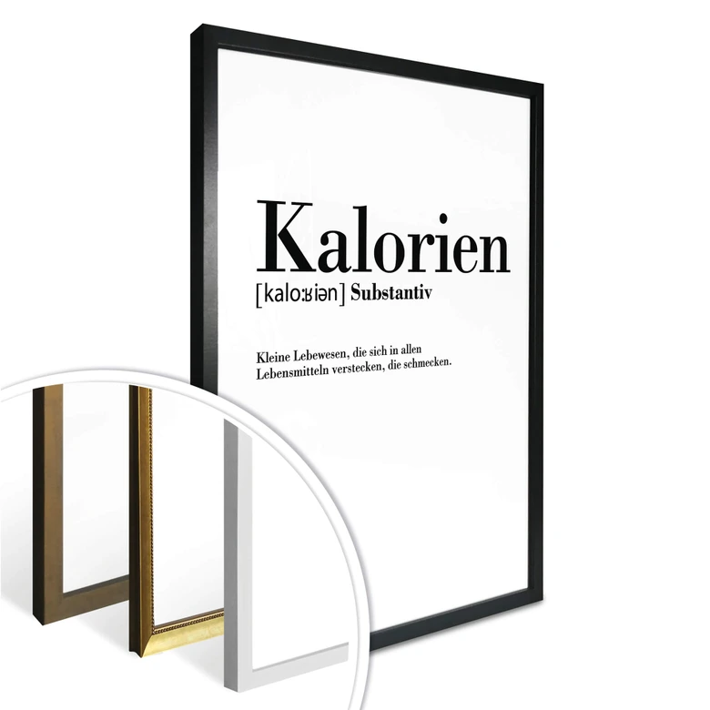 Poster Grammatik - Kalorien 