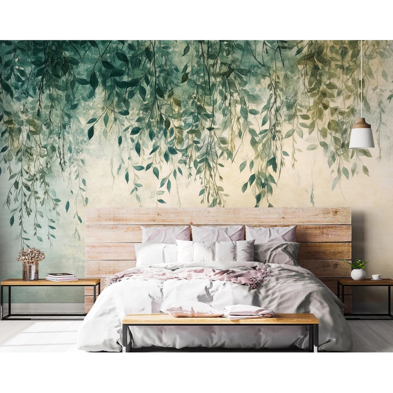 Guido Maria Kretschmer Fototapete Green Canopy- Art Edition 2  petrol 