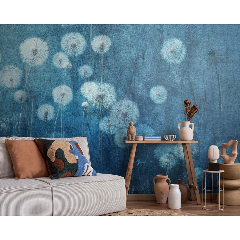 Guido Maria Kretschmer Fototapete Twilight Bloom- Art Edition 2  blau 