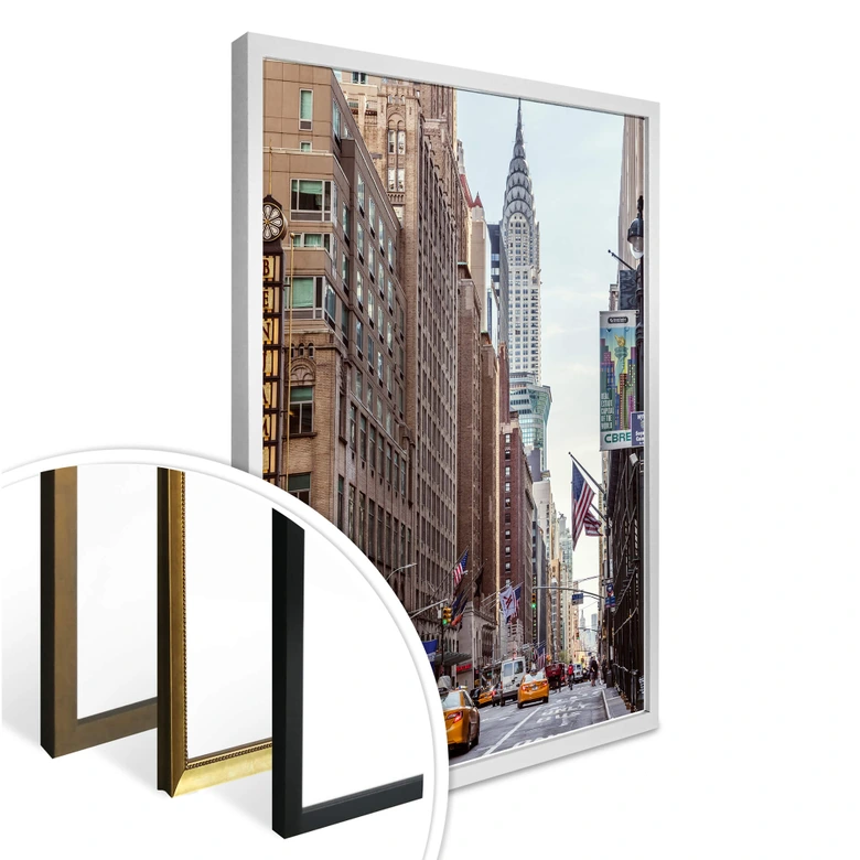 Póster Colombo - Edificio Chrysler en New York 