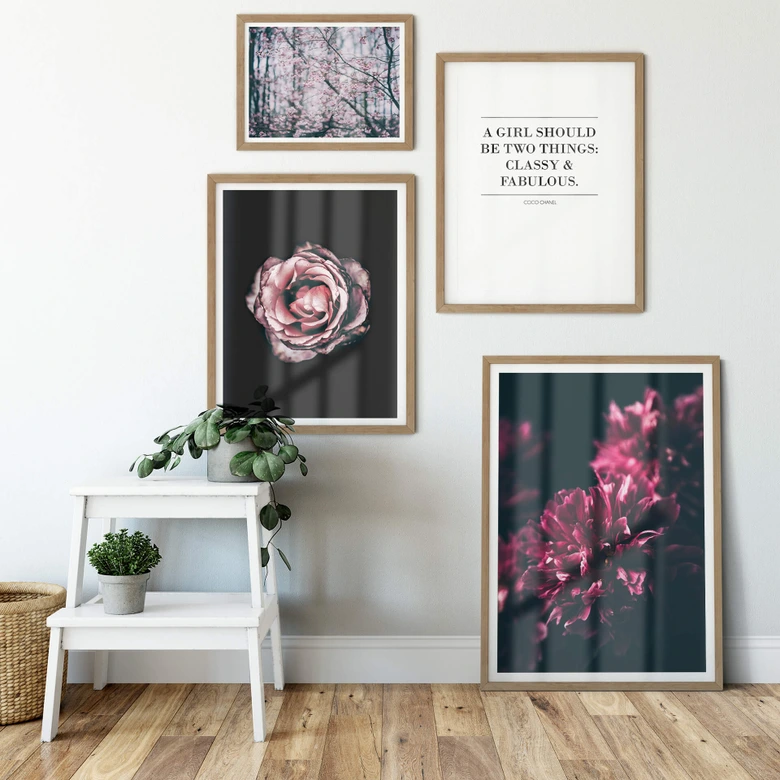 Póster Sueño Flor Rosa 01 