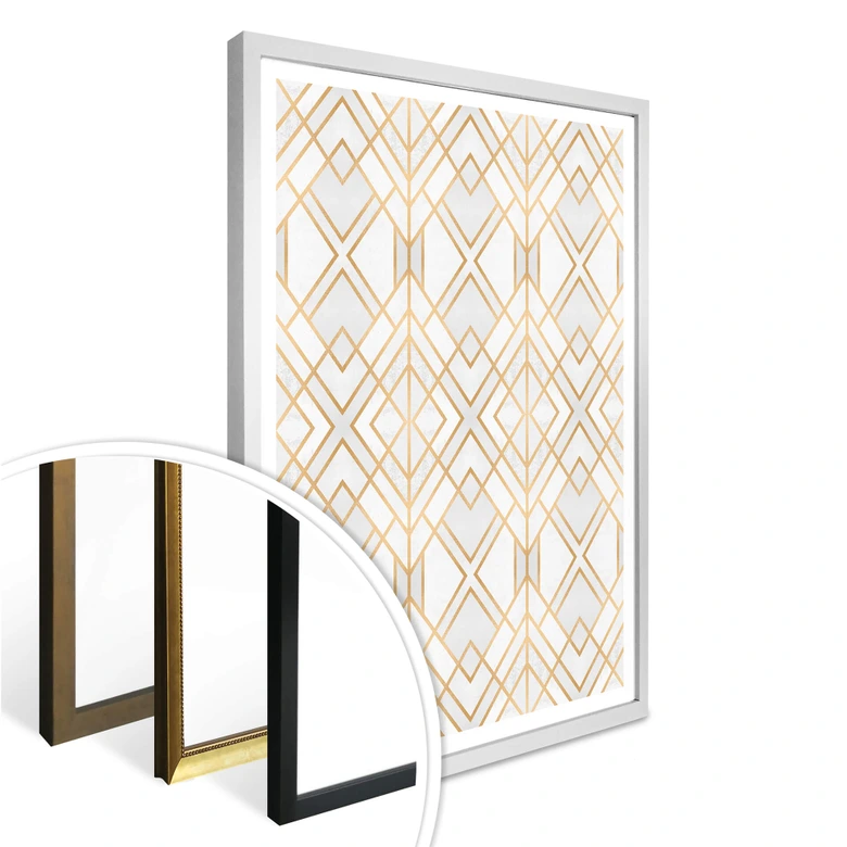 Poster Fredriksson - Golden Geometry 
