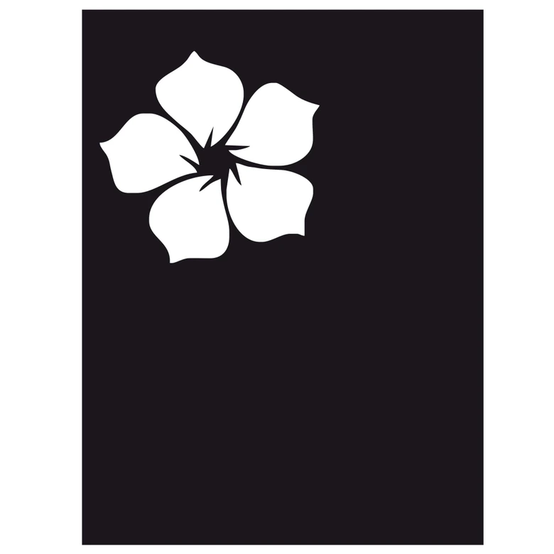 Tile decor: Jade flower Wall sticker 