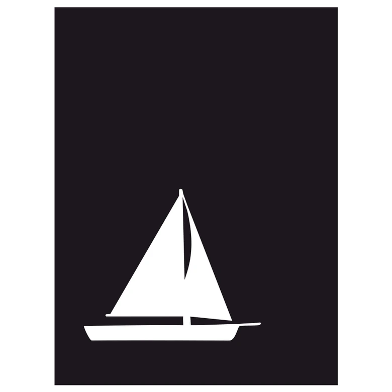 Wandtattoo Fliesendeko Boot 