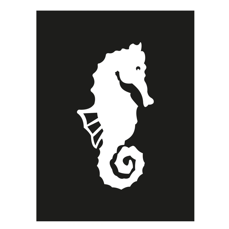 Wandtattoo Fliesendeko Seepferdchen 2 