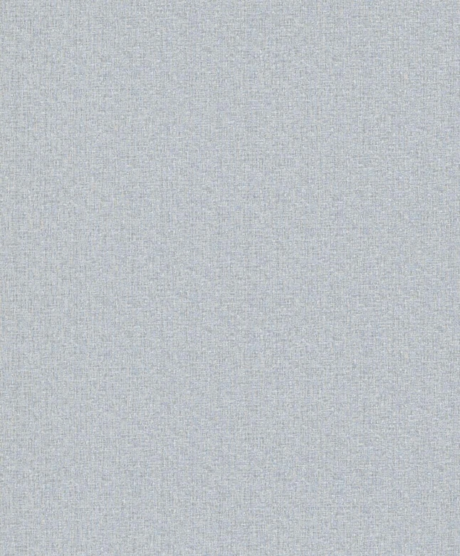 Vliestapete Textiloptik Uni Modern in Blau 