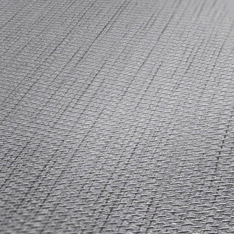 Papier peint structuré Gris argent - papier peint intissé A.S. Création 