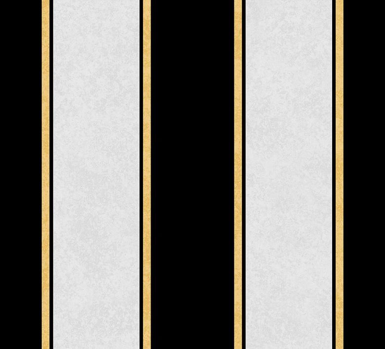 Papier peint intissé rayures, rayures classiques mat en gris  