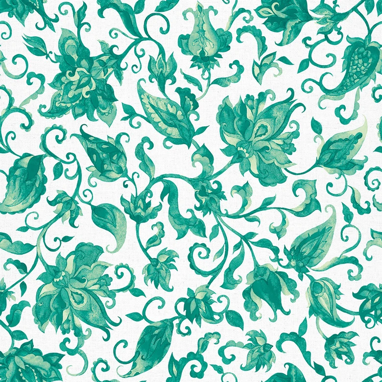 Non-woven wallpaper leaves, tendrils floral nature matt in gray  