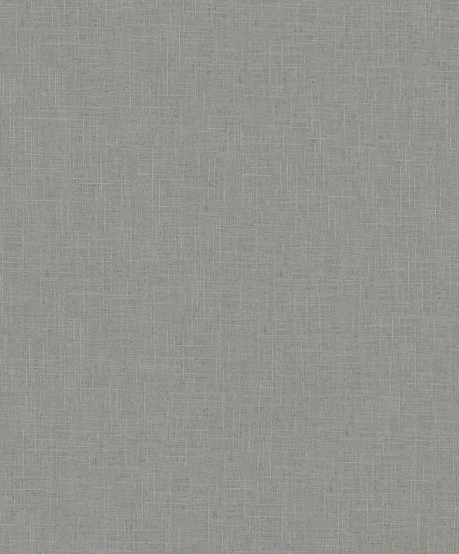 Vliestapete Textil, Struktur Uni Modern matt in Grau Braun 