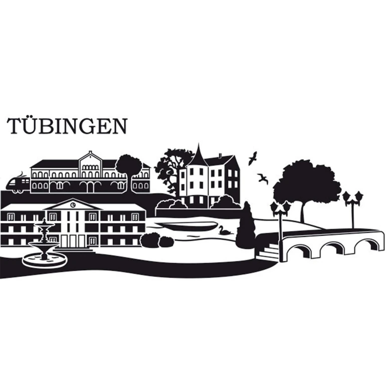 Wandtattoo Tübingen Skyline 