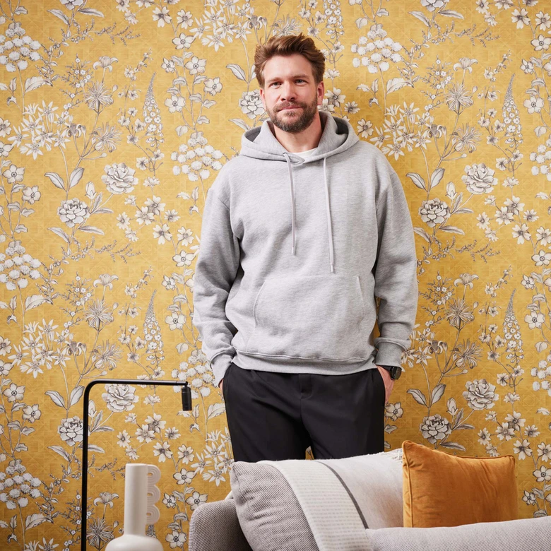 Skandinavische Landhaustapete mit Blumen - aus der LandIDEE Wohnen & Deko Kollektion 