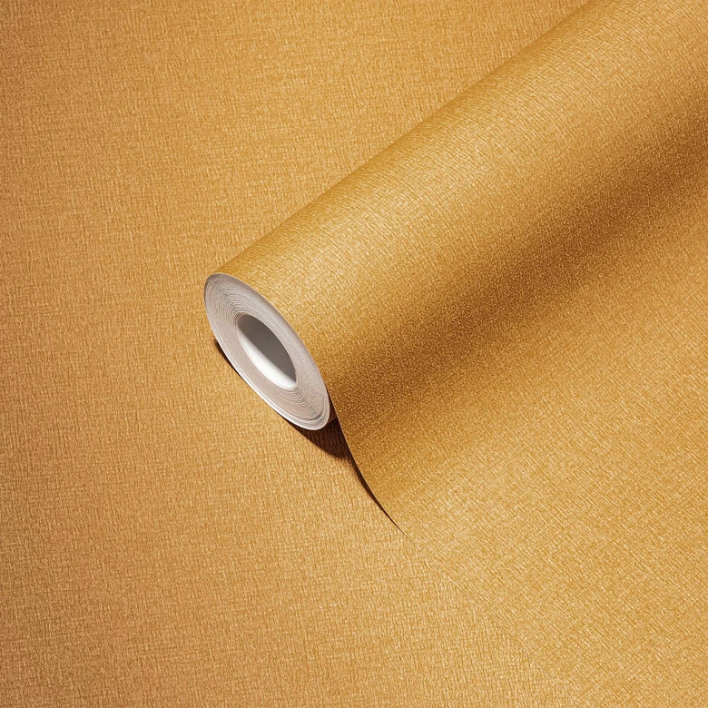 Papier peint jaune Vintage Papier peint intissé salon vinyle expansé cuisine, chambre à coucher 