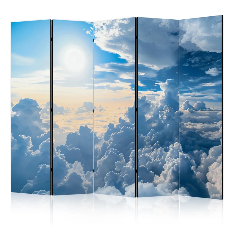 Paravent, Raumteiler freistehend, Trennwand - Symphony of Light: Sun Collaboration 