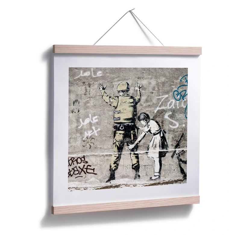 Poster Banksy - Das Mädchen und der Soldat 
