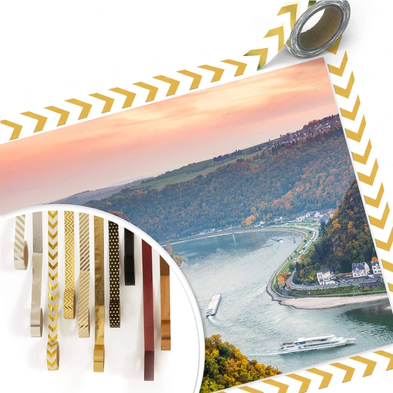 Poster Colombo - Der Rhein im Herbst 