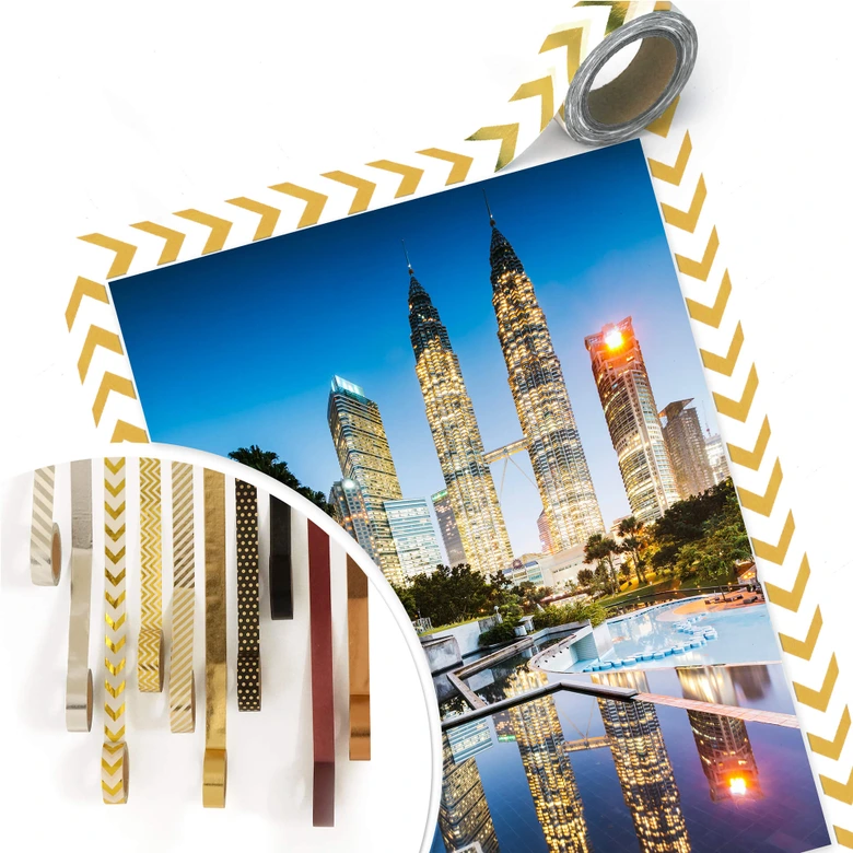 Poster Colombo - Petronas Towers by Night 