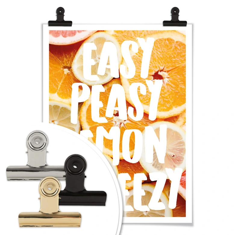 Poster Easy Peasy Lemon Squeezy 