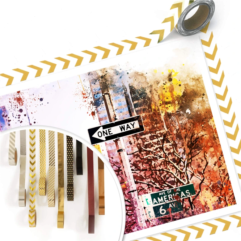 Poster Hugonnard - Watercolour: The Empire State Building 