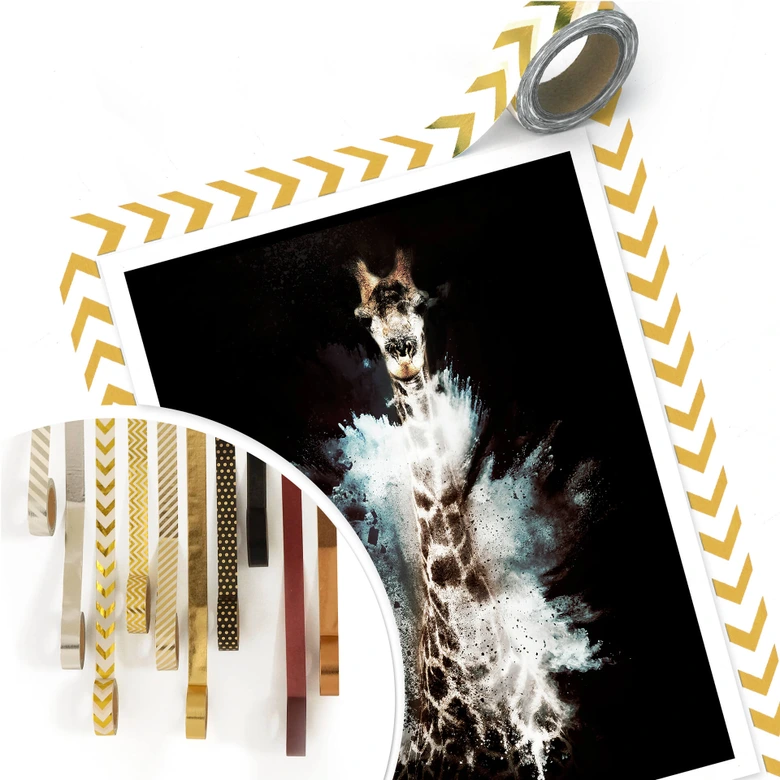 Poster Hugonnard - Wild Explosion: Giraffe 