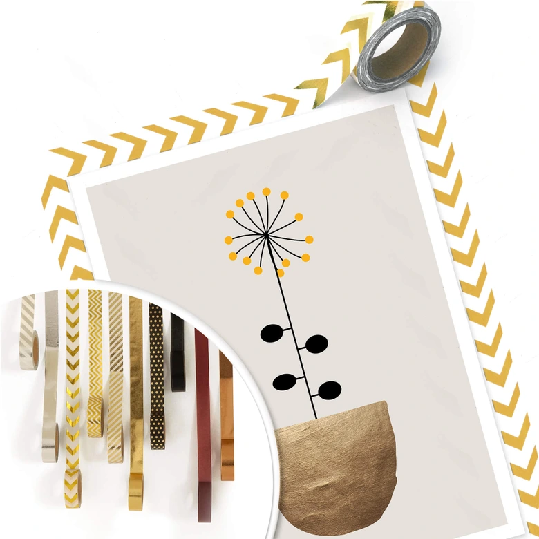 Plakat - Kubistika - Lille solsikke 