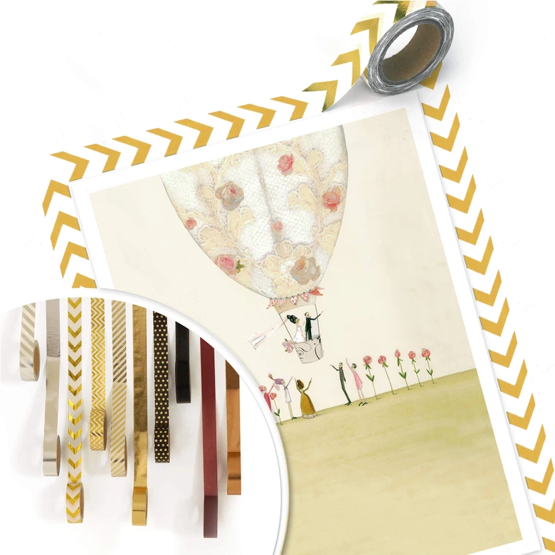 Póster Leffler - Globo de boda 