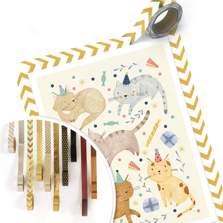 Poster Loske - Katzengeburtstag 