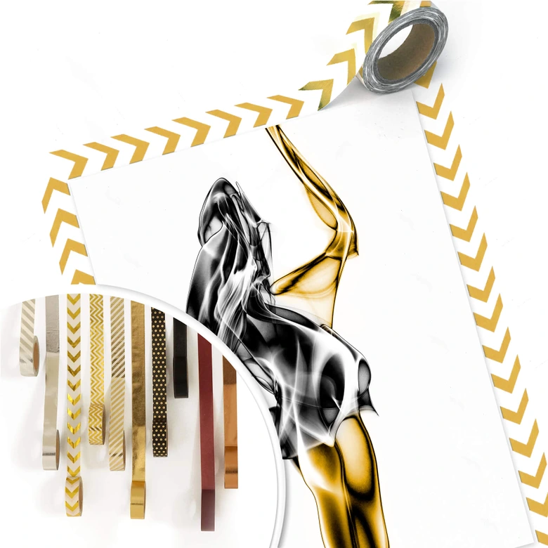 Poster Marini - Gold und Silber 