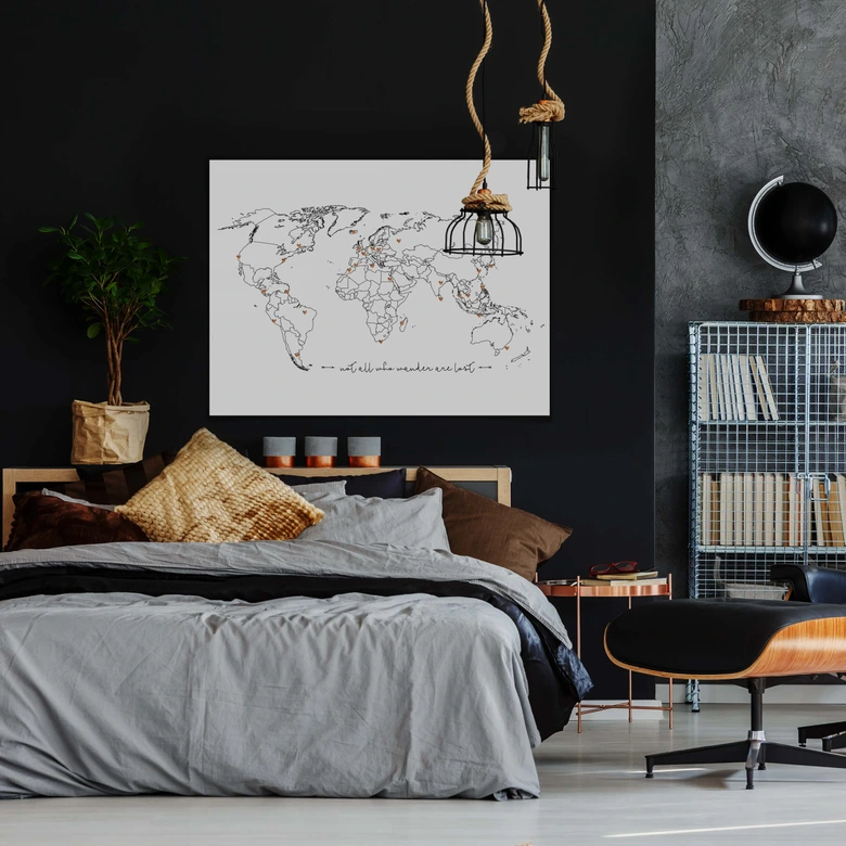 Poster Not who are lost + Heart stickers 