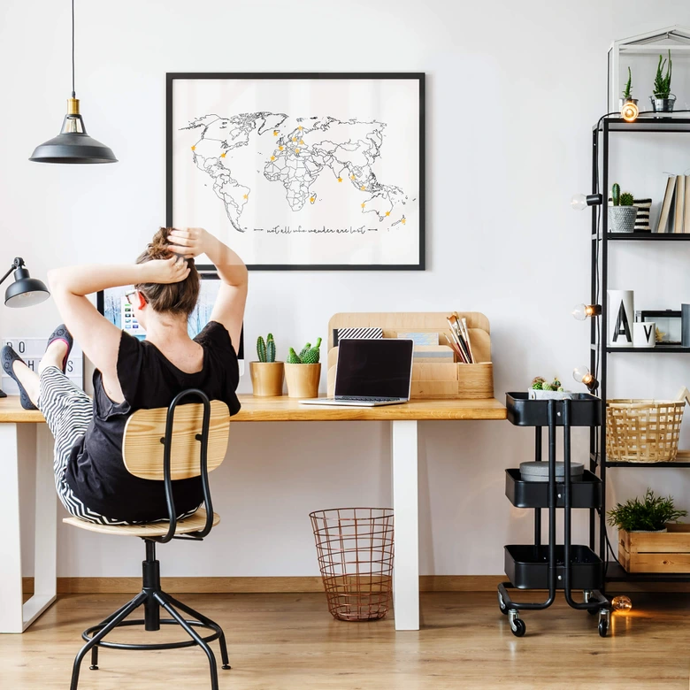 Poster Not who are lost + star stickers 