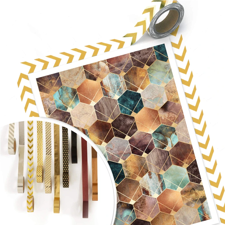 Poster Fredriksson - Hexagone: Gold und Kupfer 