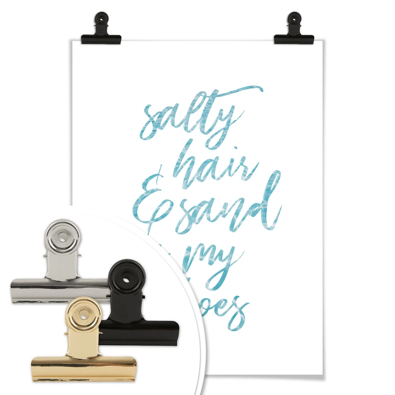 Poster - Salty Hair and sand in my shoes 